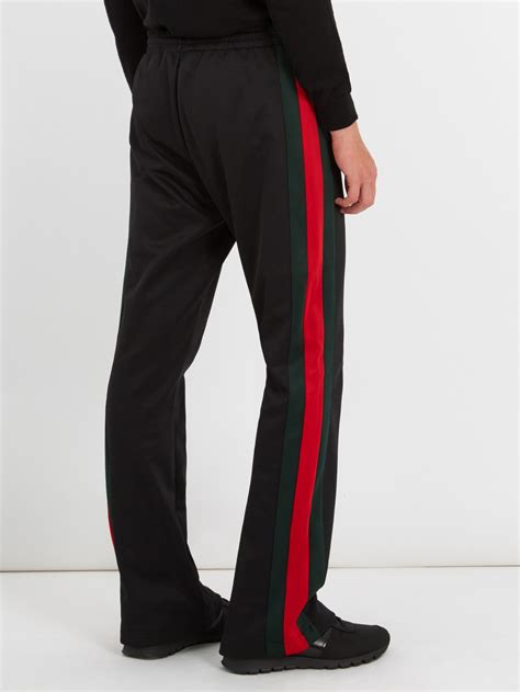 gucci xl mens side stripe trouser|Gucci trousers for men.